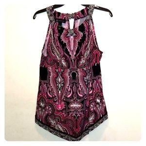 INC Paisley Dressy Tank